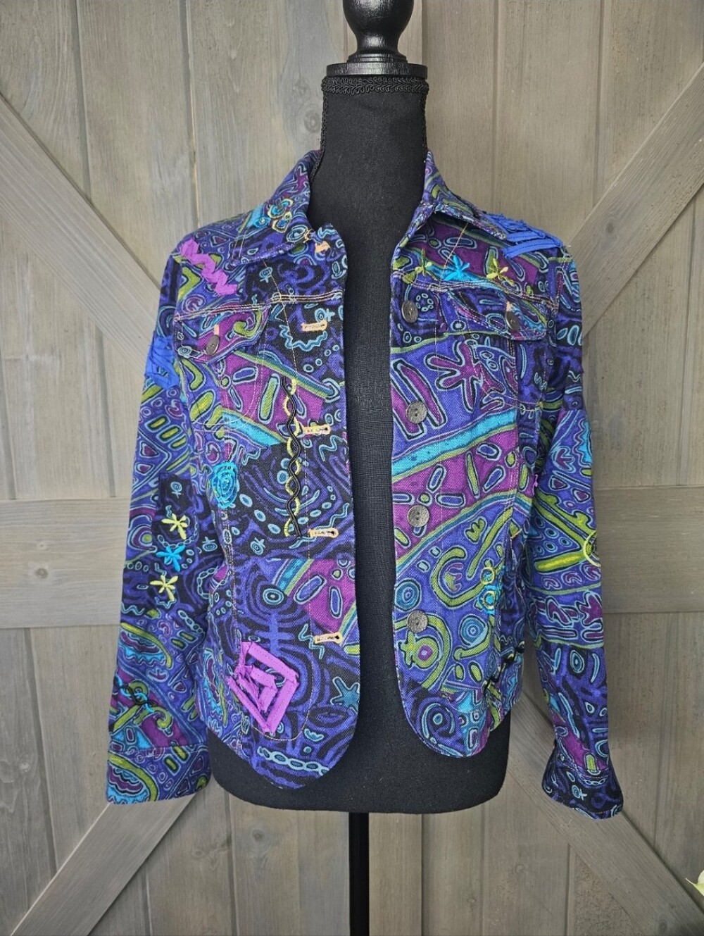 Hearts of Palm Petite Jean Jacket 10P